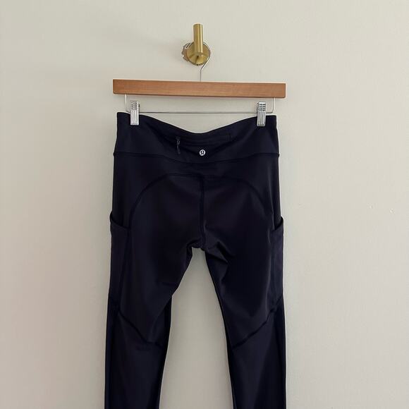 Lululemon Speed Tight V in Deep Indigo Blue 6 - Picture 11 of 12